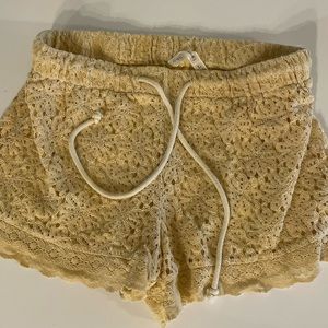 Yellow comfortable shorts